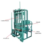 BLOQUERA MECÁNICA NACIONAL CON 1 MOTOR ELÉCTRICO DE 3HP - Imagen 3