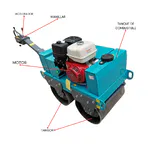 DOBLE RODILLO MOTOR DIÉSEL 10HP - Imagen 2