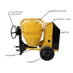 MEZCLADORA DE 2 BULTOS - TRABAJO PESADO - Imagen 2