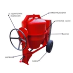 MEZCLADORA 1 BULTO - TRABAJO PESADO - Imagen 2