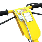 MONO RODILLO CON MOTOR DIÉSEL KAMA 5 HP O GASOLINA HONDA GX160 - Imagen 3