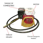 VIBRADOR A GASOLINA 6.5 HP - Imagen 2