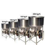 MEZCLADORA DE ALIMENTOS EN ACERO INOXIDABLE