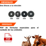 PELETIZADORA 400-700 KG/H CON 3 RODILLOS Y 2 DISCOS DE OBSEQUIO - Imagen 8