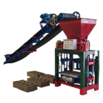 LINEA DE PRODUCCIÓN SEMIAUTOMATICA BLOQUERA CON CONTROL ELÉCTRICO CON TOLVA - BANDA TRANSPORTADORA Y MEZCLADORA DE MORTERO - Imagen 4