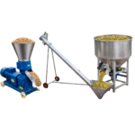 LÍNEA DE PRODUCCIÓN PARA LA FABRICACIÓN DE PELLETS CON PELETIZADORA, TUBO TRANSPORTADOR, MEZCLADORA DE ALIMENTOS - Imagen 5