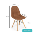 1028CC - SILLA EAMES CON BOTONES - Imagen 2