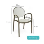 1131- SILLA VERANO CON BRAZOS PP - Imagen 2