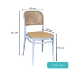 1209B - SILLA PP SOLEA COMPACTA TIPO MIMBRE - Imagen 2
