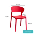 1405- SILLA EN POLIPROPILENO VERSA - Imagen 2