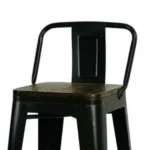 1508-1 - TABURETE METÁLICO CON ASIENTO EN MADERA - Imagen 8