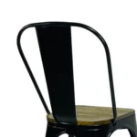 1518-1 - SILLA METÁLICA TOLIX CON ASIENTO DE MADERA - Imagen 4