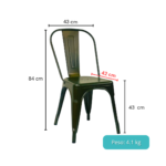 1518 - SILLA METÁLICA TOLIX - Imagen 2