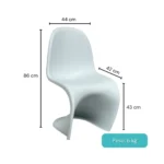 1720- SILLA PANTON EN POLIPROPILENO - Imagen 2