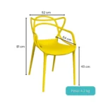 1737- SILLA MASTER EN POLIPROPILENO - Imagen 2