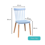 1740C- SILLA WINDSOR - Imagen 2