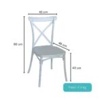 1840C- SILLA CROSSBACK - Imagen 2