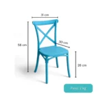 1840E- SILLA CROSSBACK PP PARA NIÑOS - Imagen 2