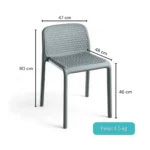 3029A- SILLA LECCO PP PARA EXTERIORES - Imagen 2