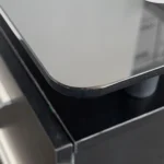 ESCRITORIO CON GAVETEROS DISEÑO MODERNO VIDRIO Y METAL – PREMIUM - Imagen 3