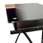 ESCRITORIO PARA PC VIDRIO TEMPLADO Y ESTRUCTURA METÁLICA - Imagen 3