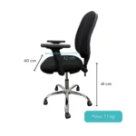SILLA MAYTE ERGONÓMICA PROFESIONAL – CONFORT, ELEGANCIA Y SOPORTE TOTAL - Imagen 2