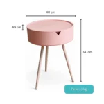 105 - MESITA AUXILIAR PP CON CAJÓN - Imagen 2