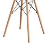 1542C-TRN - MESA EAMES DE CRISTAL 80 CM - Imagen 4