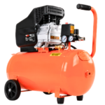Compresor de aire horizontal 2 hp x 24 l anaranjado