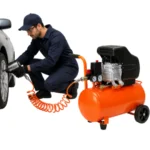 Compresor de aire horizontal 2 hp x 24 l anaranjado - Imagen 4