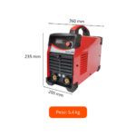 4204 - INVERSOR ROJO CICLO TRABAJO 80 MMA 250 AMP - Imagen 3