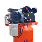 4215 - COMPRESOR DE AIRE VERTICAL CORREA 220V BIF 5.5 HP X 200L - Imagen 8