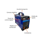 4204B - INVERSOR AZUL CICLO TRABAJO 60 MMA-250 AMP - Imagen 2