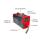 9060A - SOLDADOR MIG 160 AMP MULTIPROCESOS - Imagen 2