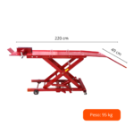 2192 - GRÚA HIDRÁULICA PARA MOTO DE 800 LB - Imagen 2