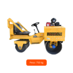 RODILLO COMPACTADOR VIBRATORIO DOBLE TAMBOR 750 KG – CON OPERADOR - Imagen 2