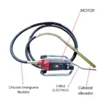 Combo Mezcladora liviana de 1 bulto + Vibrador eléctrico - Imagen 6