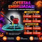 Allanadora de concreto tipo helicóptero
